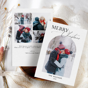 Carte photo de Noël Carte photo de jour férié