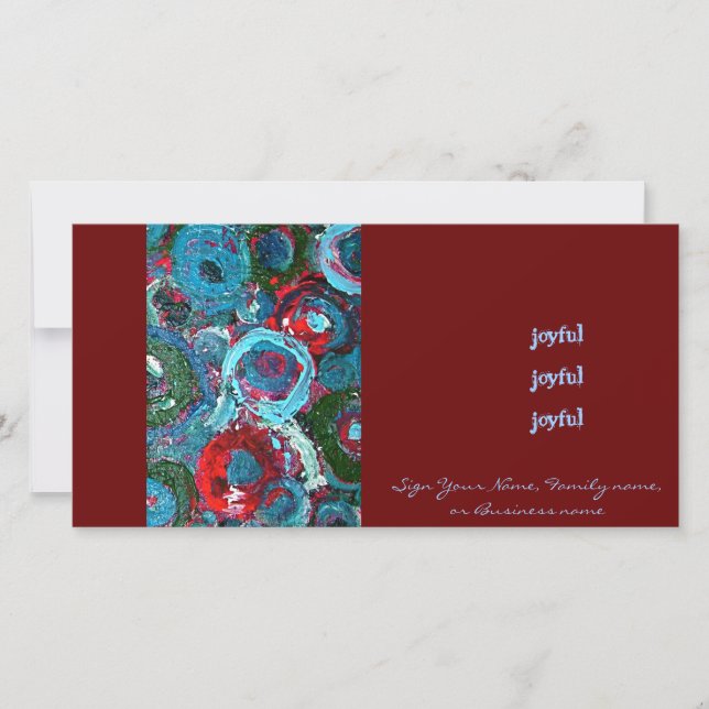 Carte photo de Noël cool (Devant)