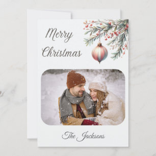Carte photo de Noël de l'organisme personnalisé
