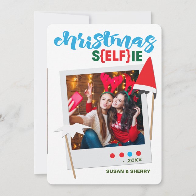 Carte photo de Noël ELF sie (Devant)