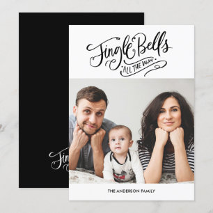 Carte photo de Noël Jingle Bells