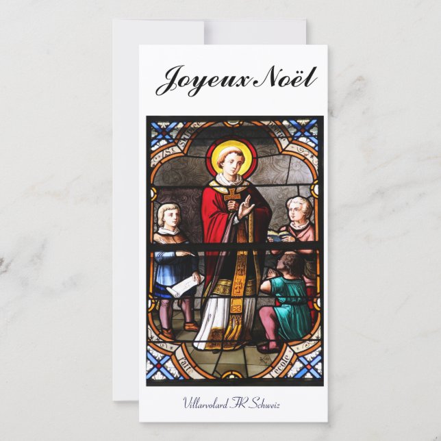 Carte photo de Noël joyeux (Devant)