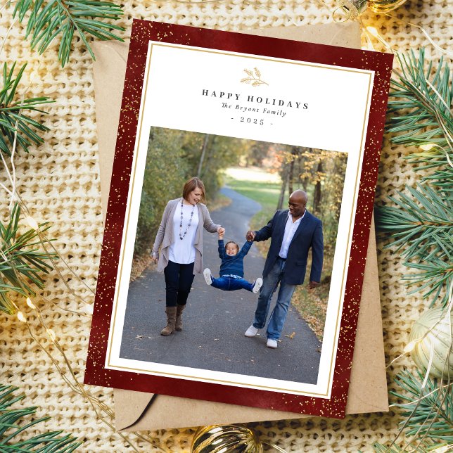 Carte photo de Noël Joyeux pour la famille (Créateur téléchargé)