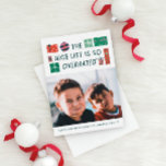 Carte photo de Noël Nice List<br><div class="desc">Une carte amusante pour vos sorties de photos de Noël.</div>