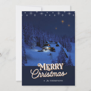 Carte photo de Noël Oh Holy Night