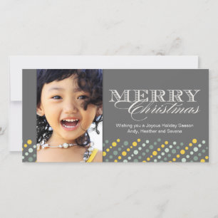 Carte photo de Noël personnalisable