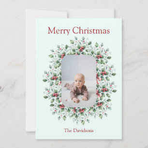 Carte photo de Noël personnalisé