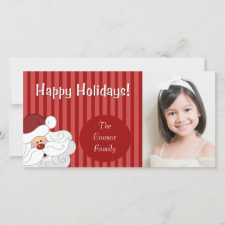 Carte photo de Noël SANTA CLAUS