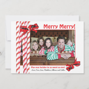 Carte photo de Noël Sucre de canne doux