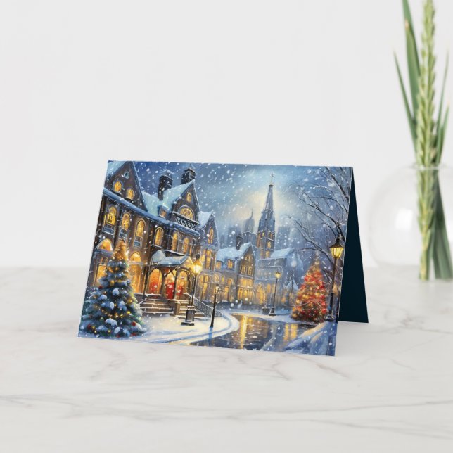 Carte Photo de Noël victorienne (Devant)