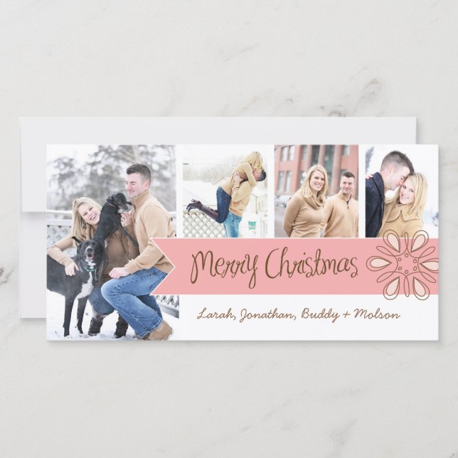 Carte photo de Noël Whimsical (Devant)