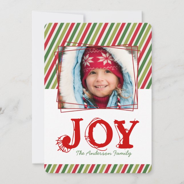 Carte photo de Noël Whimsical et amusant (Devant)