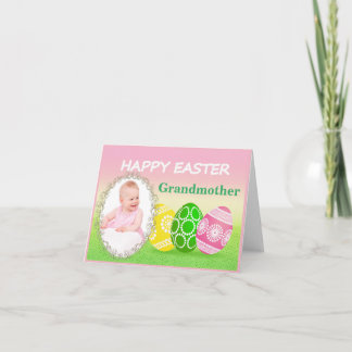 Carte photo de Pâques pour grand-parent