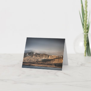 Carte Photo de paysage de Svalbard
