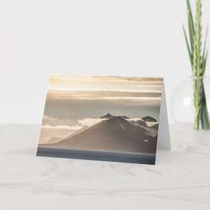 Carte Photo de paysage de Svalbard