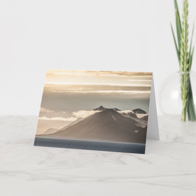 Carte Photo de paysage de Svalbard (Devant)