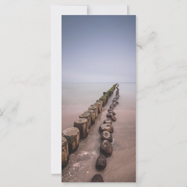 Carte photo de plage de la mer Baltique (Devant)