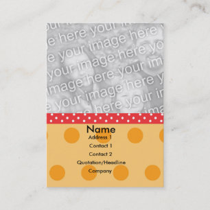 Carte photo de point de polka