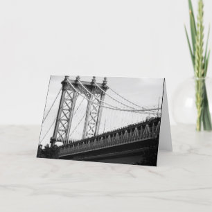 Carte photo de pont de Brooklyn