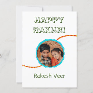 Carte photo de Rakhri joyeux pour veer , Rakhi