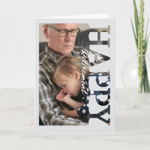 Carte Photo de Retraite   Retraite Personnalisée