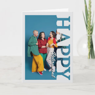 Carte photo de retraite   Retraite personnalisée