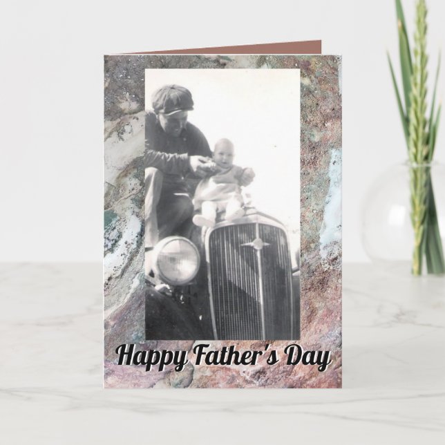 Carte Photo de roche naturelle aux couleurs atténuées  (Devant)