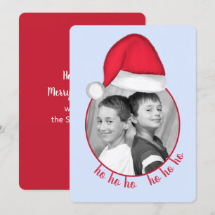 Carte photo de Santa Hat