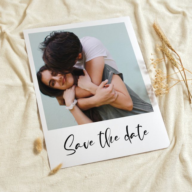 Carte photo de Save the Date moderne et tendance (Créateur téléchargé)
