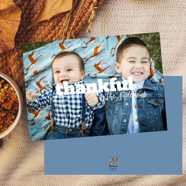 Carte photo de Thanksgiving (Créateur téléchargé)