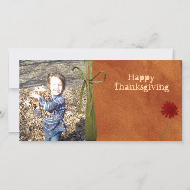 carte photo de thanksgiving (Devant)