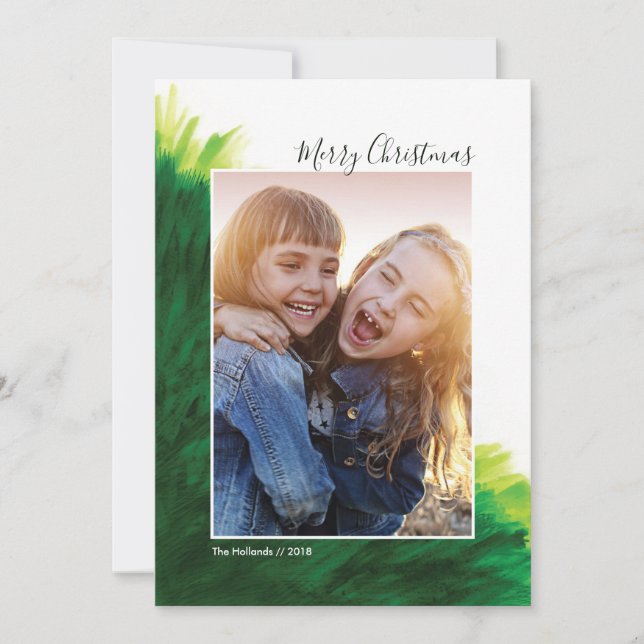 Carte photo de vacances *Arbre peintre* (Devant)