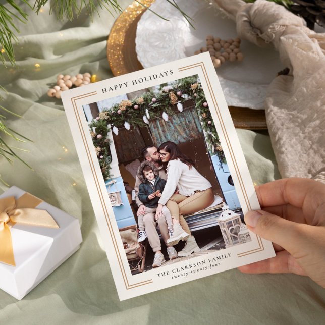 Carte photo de vacances classique (Créateur téléchargé)