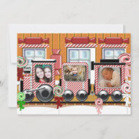 Carte photo de vacances en train Pepperment
