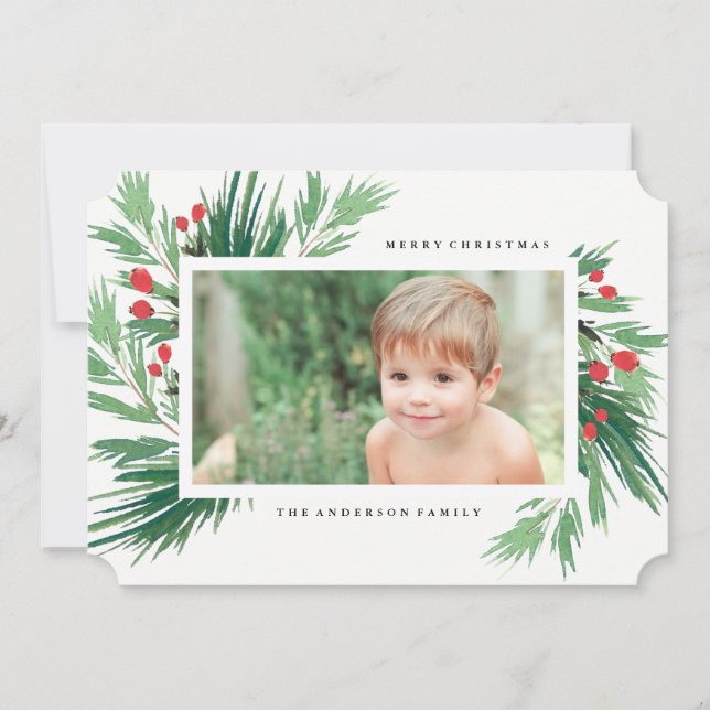 Carte photo de vacances Mistletoe (Devant)