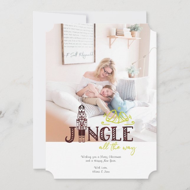 Carte photo de vacances Nutcracker (Devant)