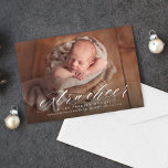 Carte photo de vacances plus gaie<br><div class="desc">Encore plus de joie cette année ! Qu'il s'agisse d'un nouveau bébé, d'une grossesse, d'une adoption ou de tout autre événement gai, cette carte de vacances en photo est la meilleure façon de célébrer et de partager les nouvelles de cette année. Avec un script élégant et une salle pour des...</div>
