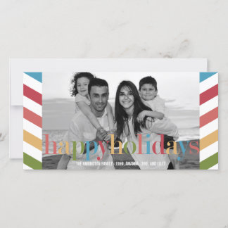 CARTE PHOTO de vacances RAINBOW