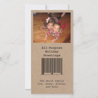 Carte photo de vacances tout usage