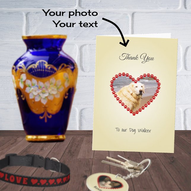 Carte Photo de votre animal de compagnie personnalisée m (Créateur téléchargé)