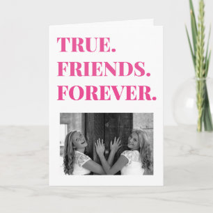 Carte Photo de vrais amis pour l'Ami-versaire
