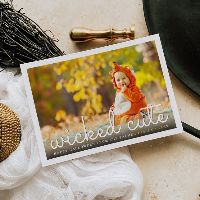Carte Photo de Wicked Cute Halloween (Créateur téléchargé)