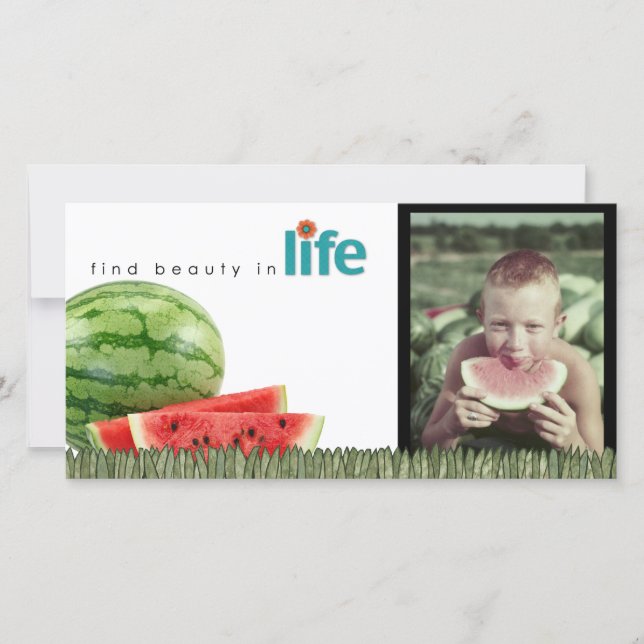 carte photo d'été (Devant)