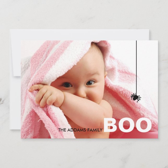 Carte photo d'Halloween contemporain (Devant)