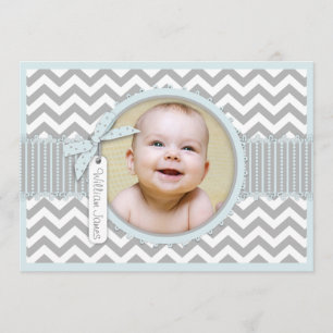 Carte photo d'impression Chevron A7-BL