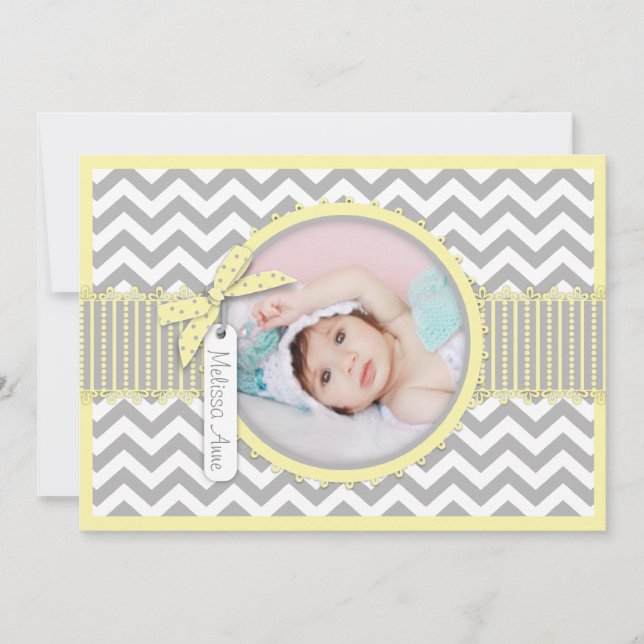 Carte photo d'impression Chevron A7-YW (Devant)