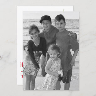 Carte photo double face Mistletoe