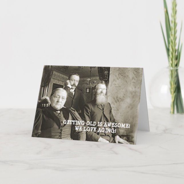 CARTE PHOTO DRÔLE DE L'ÉPOQUE 1890 TRISTEMENT PATHÉTIQUE (Devant)