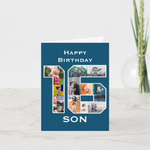 carte photo du 16e anniversaire