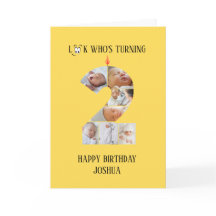 carte photo du 2e anniversaire